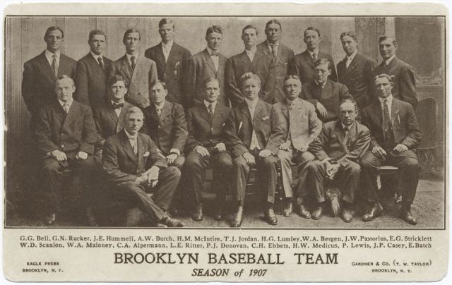 Brooklyn Baseball Team, 1907